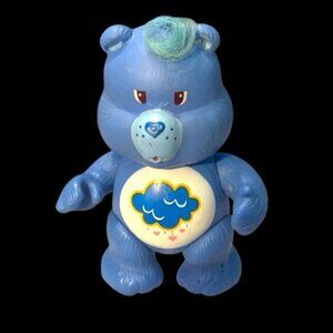 Vintage 1983 Care Bears Grumpy Bear Posable PVC Action Figure